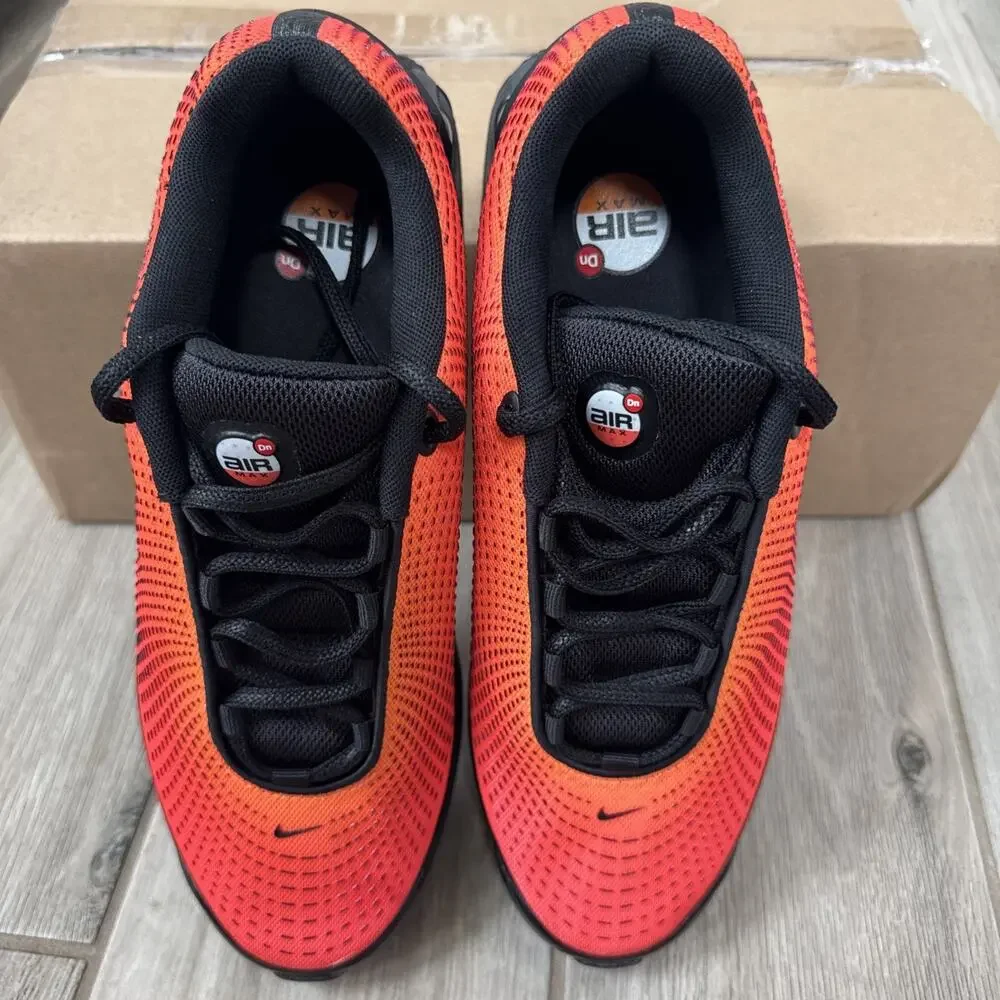 Size 8.5 Nike Air Max DN 'Total Orange Crimson Black' Mens IB4505-803 Shoes